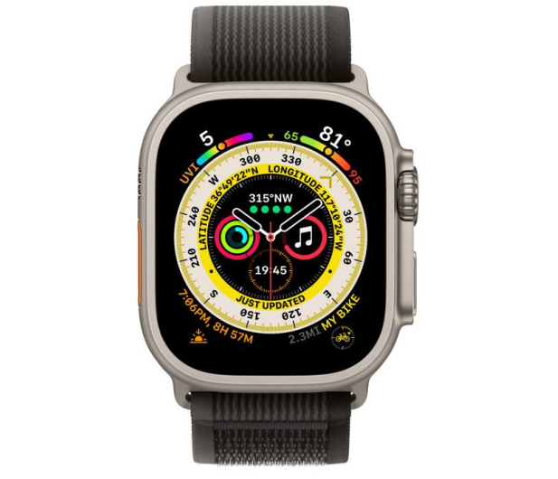 Apple Watch Ultra Titanium/Black Gray Trail Loop M/L LTE - 1070881 - zdjęcie 3